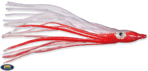 Lineaeffe Octobus Sılıcone Kalamar Red White Suni Yem 6Cm