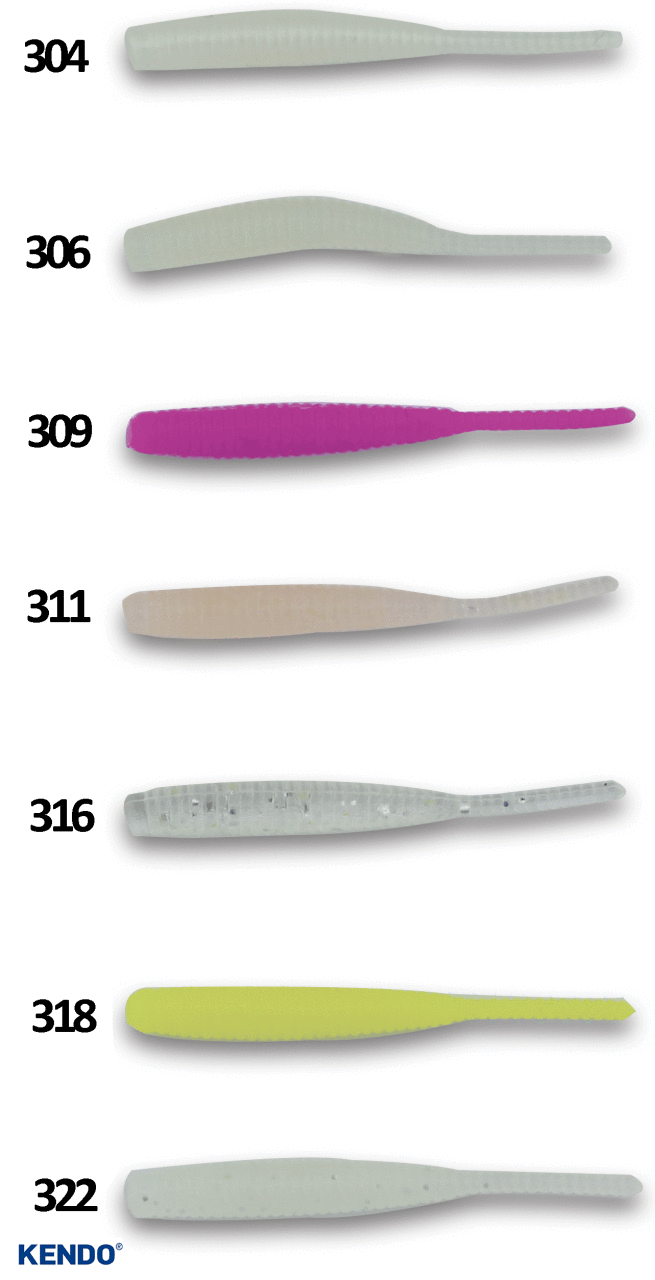 Kendo Mebaru&Ajı Worm 1.5 inch 12 Adet Suni Yem 311