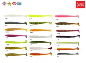 Lucky John S-Shad Tail 2.8'' 7.11 cm Silikon Yem 071