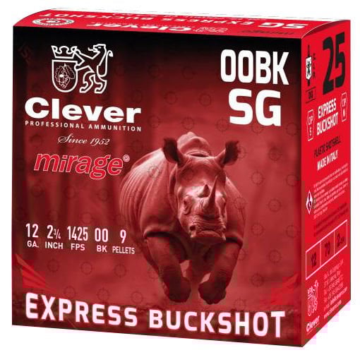 MIRAGE EXPRESS BUCKSHOT COPPER 11/0 9 PELLETS - 12 CAL.