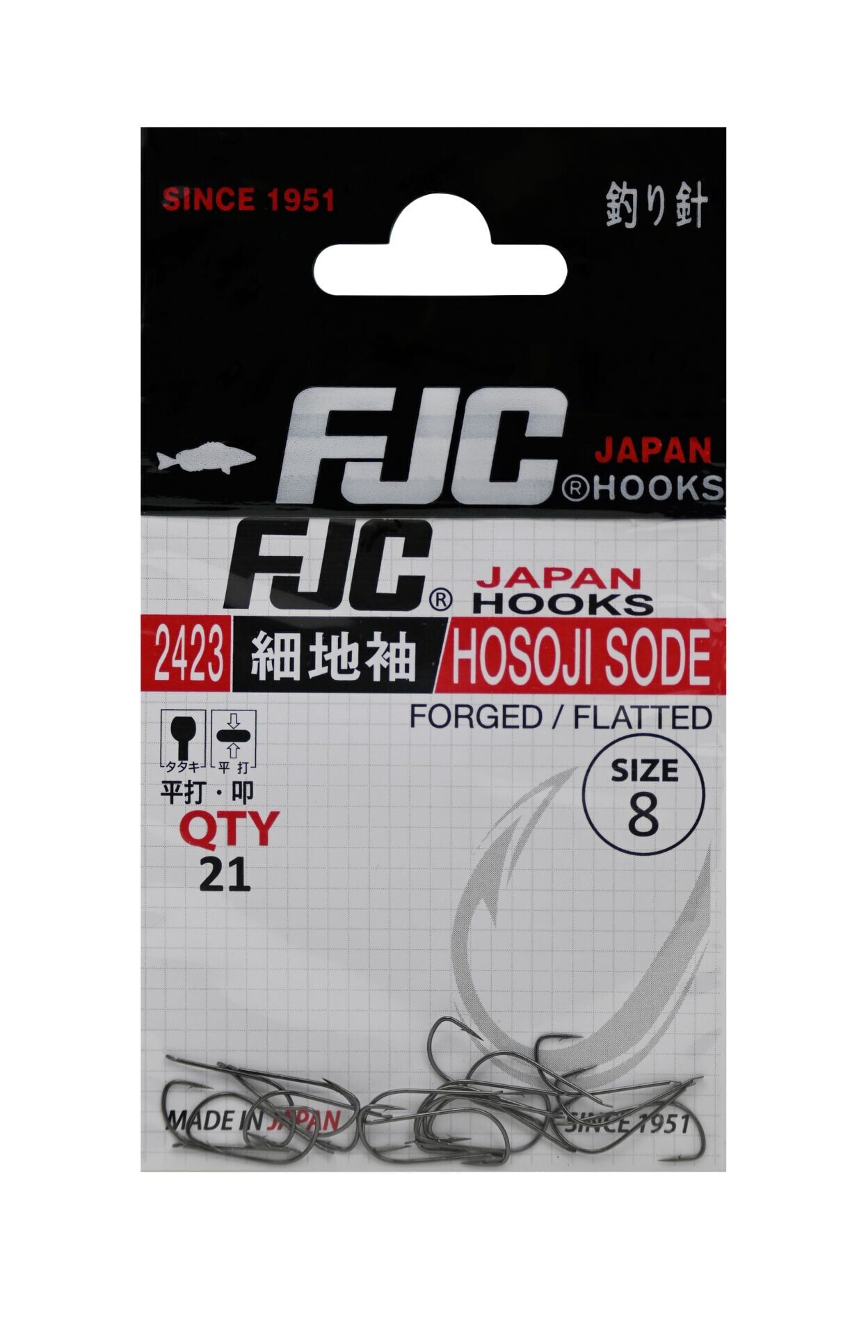 FJC 2423 HOSOJI SODE BLACK NIKEL İĞNE