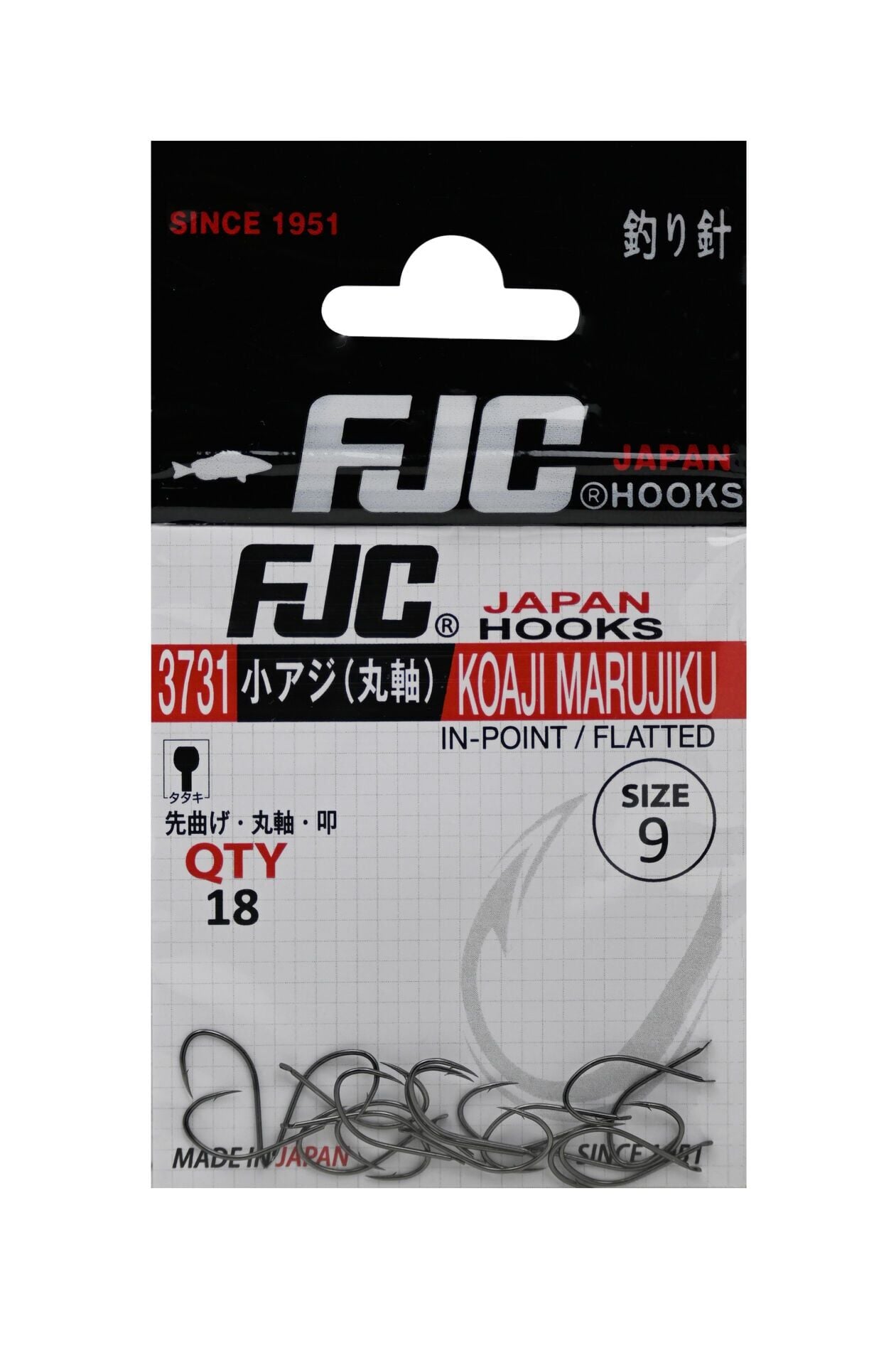 FJC 3731 KOAJI MARUJIKU BLACK NIKEL İĞNE