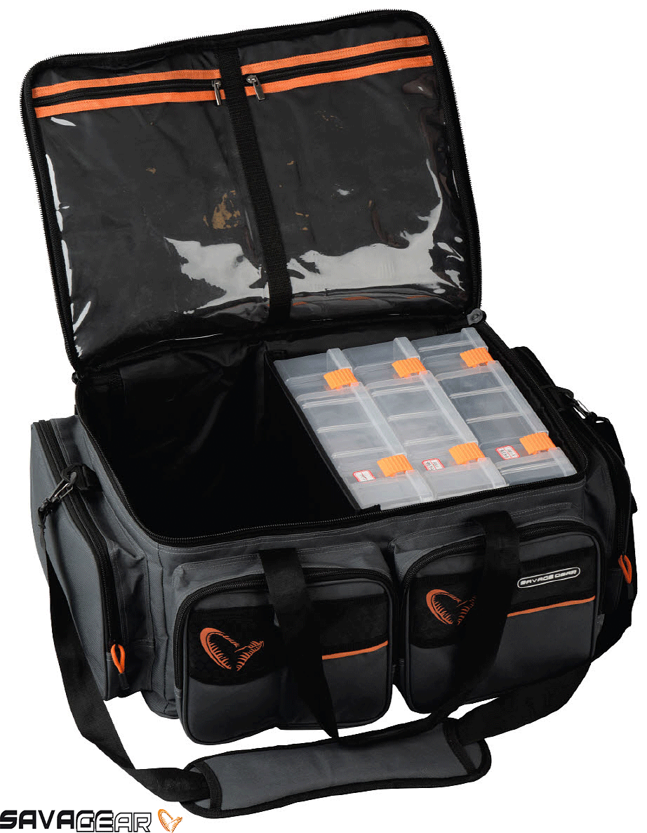 Savage gear System Box Bag XL 3 Boxes + Waterproof Cover