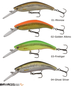 Savage gear 3D Minnow Diver 9,5cm 19g Suni Yem 02-Golden Albino