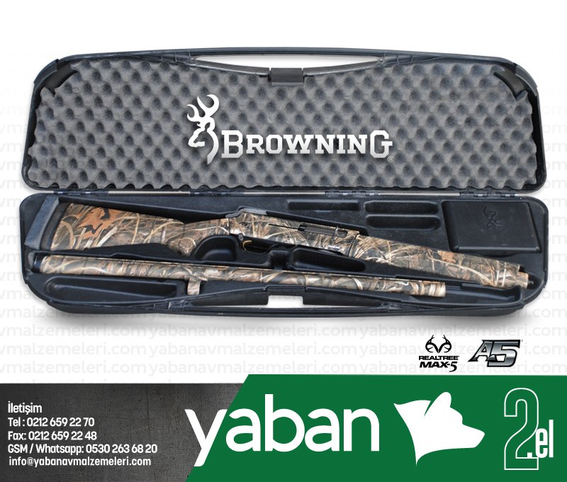 BROWNING A5 CAMO MAX5 YARI OTOMATİK AV TÜFEĞİ / 2.EL