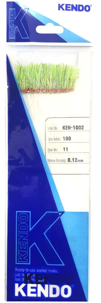 Kendo Özel Köstek 100 Adet İğne No:11 Açık Yeşil Ördek İmitasyon
