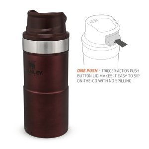 STANLEY KLASİK 0.35 LT BORDO SEYAHAT BARDAĞI