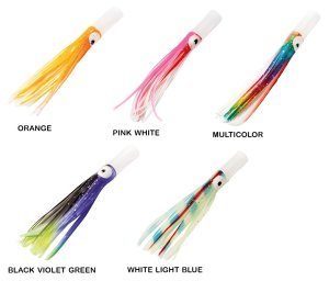 Lineaeffe Octopus Plastic Tube Head 7.5 cm 3 Adet Suni Yem Orange
