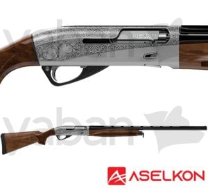 ASELKON REDSTONE ELEGANT SILVER-BLACK YARI OTOMATİK AV TÜFEĞİ