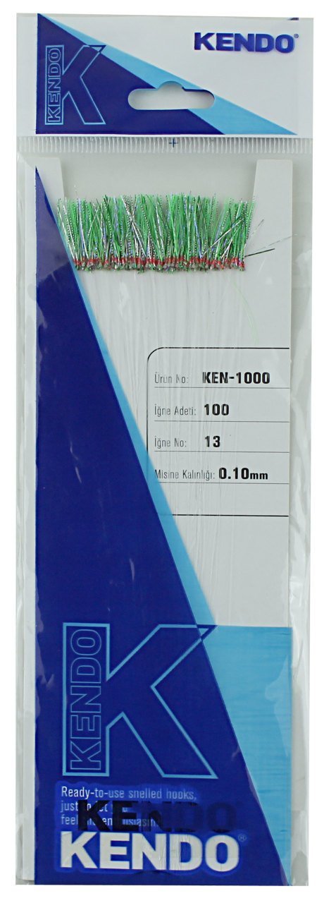 Kendo Özel Köstek 100 Adet İğne No:13 Yeşil Ördek İmitasyon