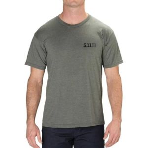 5.11 MISSION SS TEE MILITARY GREEN T-SHIRT