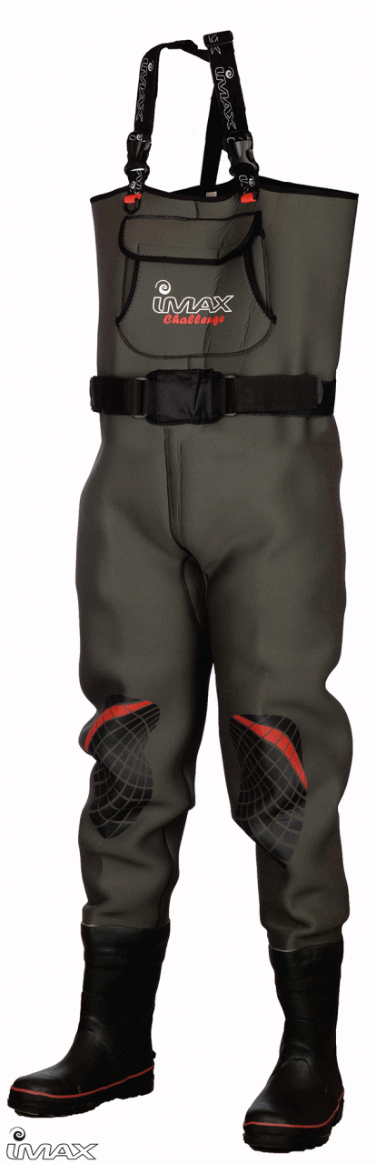 Imax Challenge Chest Neo Wader w/Felt Sole 44/45 - 9/10