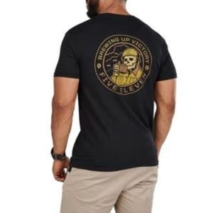 5.11 TACTICAL BREWING UP SS TEE BLACK T-SHIRT