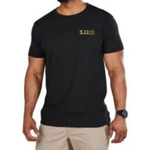 5.11 TACTICAL BREWING UP SS TEE BLACK T-SHIRT