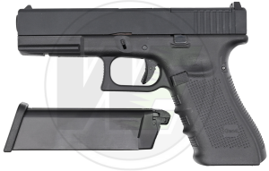 WE GLOCK 17 GEN4 MOS BLACK BLOWBACK AIRSOFT TABANCA