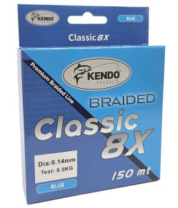 Kendo Classic 8X 150m Blue Örgü İp 0.14mm