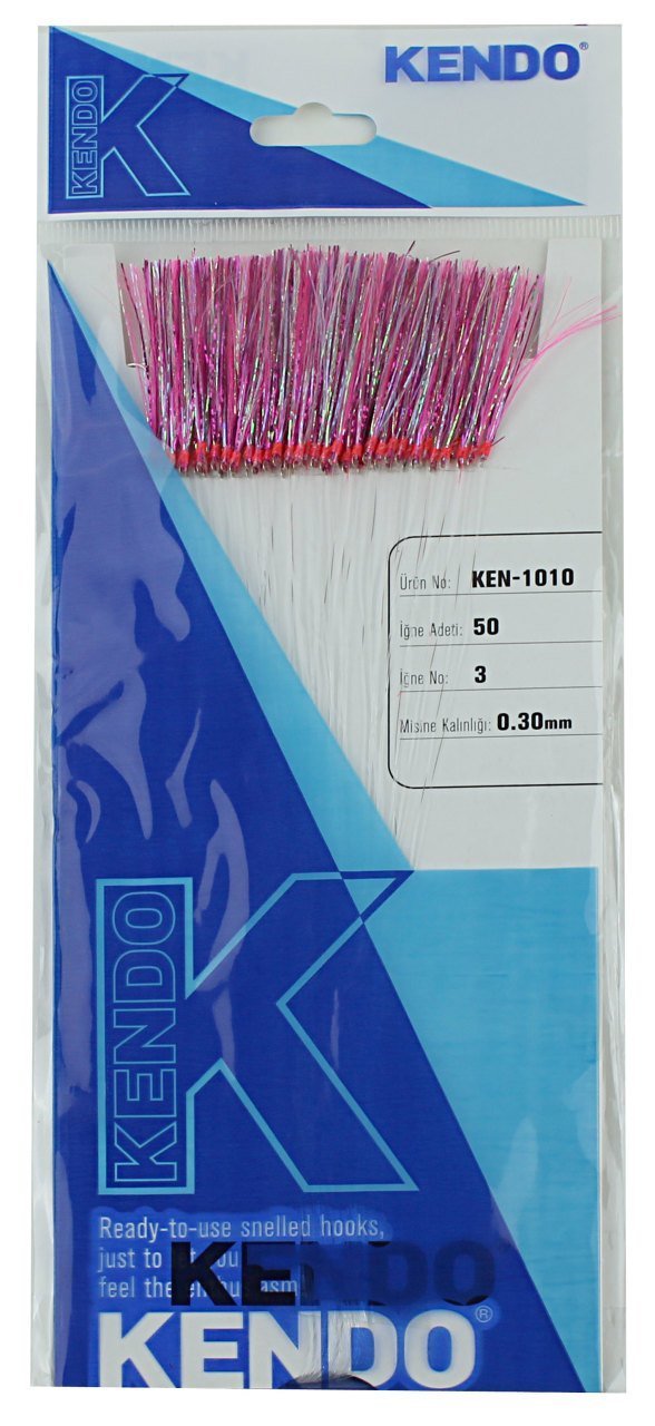 Kendo Özel Köstek 50 Adet İğne No:3 Pembe
