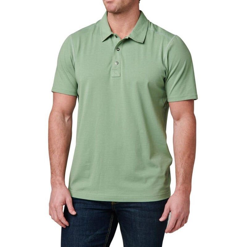 5.11 ARCHER SLEEVE POLO 2.0 DESERT SAGE T-SHIRT