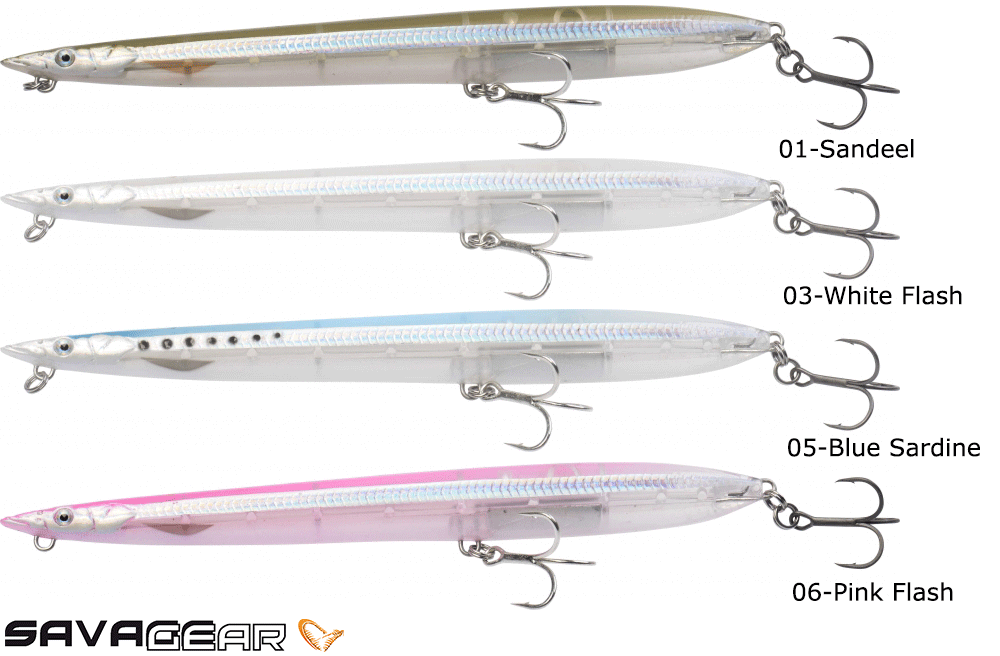 Savage gear Sandeel Surf Walker 180 27g Suni Yem 06-Pink Flash