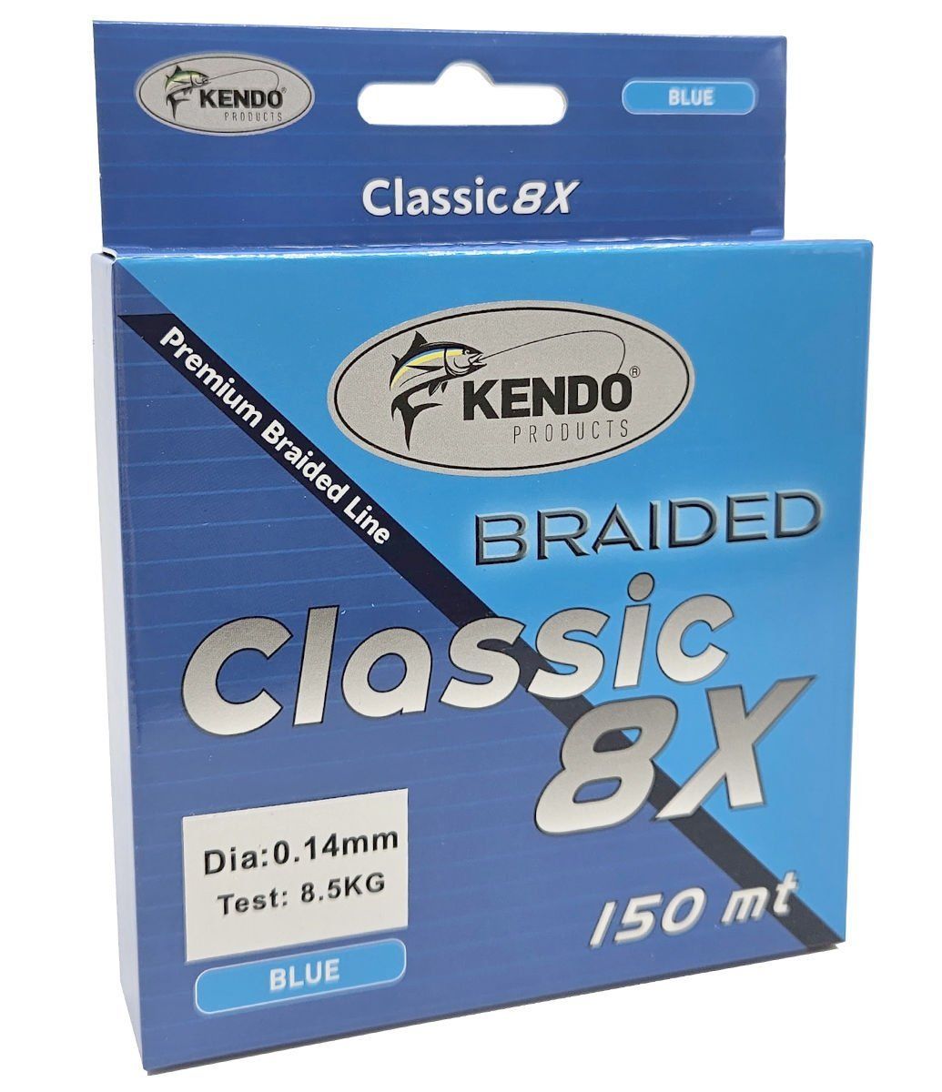 Kendo Classic 8X 150m Blue Örgü İp 0.18mm