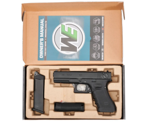 WE GLOCK 18C GEN4 BLACK BLOWBACK AIRSOFT TABANCA