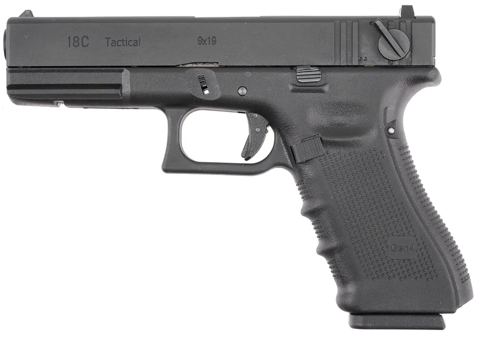 WE GLOCK 18C GEN4 BLACK BLOWBACK AIRSOFT TABANCA