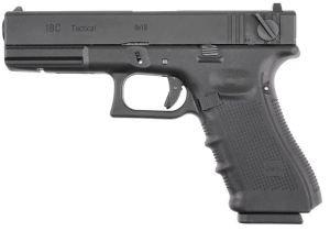 WE GLOCK 18C GEN4 BLACK BLOWBACK AIRSOFT TABANCA