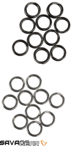Savage gear Stainless Splitring Mix Forged SS 20 Adet