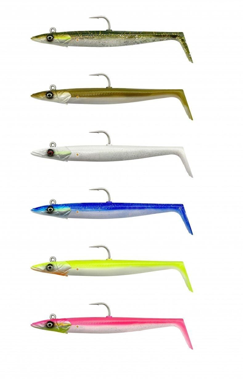 Savage Gear Sandeel V2 18 cm 86 gr 2+1 Lemon Back