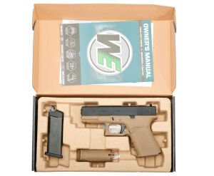 WE GLOCK 19 GEN4 TAN BLOWBACK AIRSOFT TABANCA
