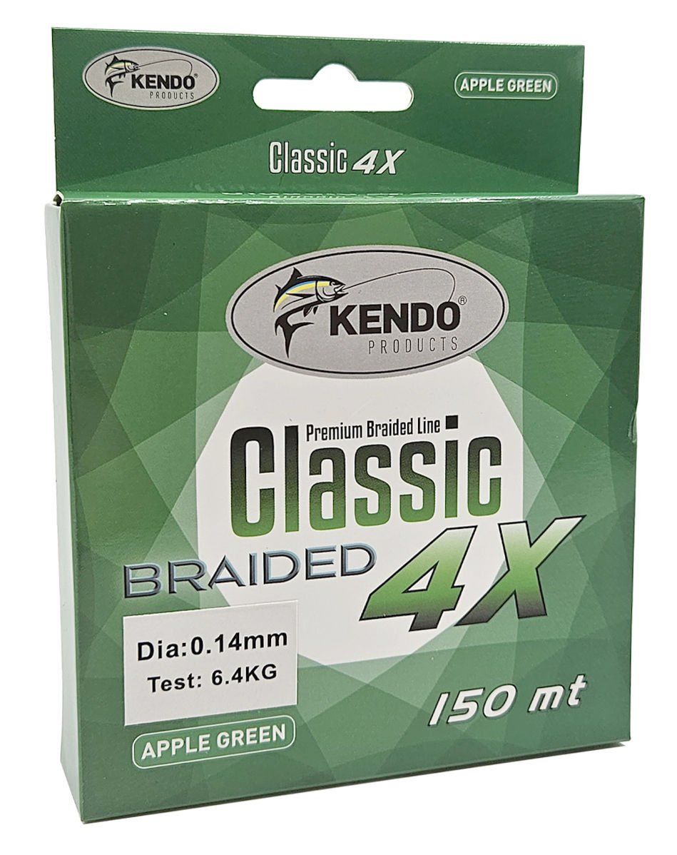 Kendo Classic 4X 150m Apple Green Örgü İp 0.14mm