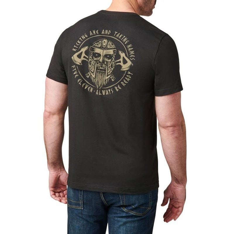 5.11 KICKING AXE TEE BLACK T-SHIRT