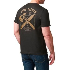 5.11CHOOSE WISELY TEE BLACK T-SHIRT