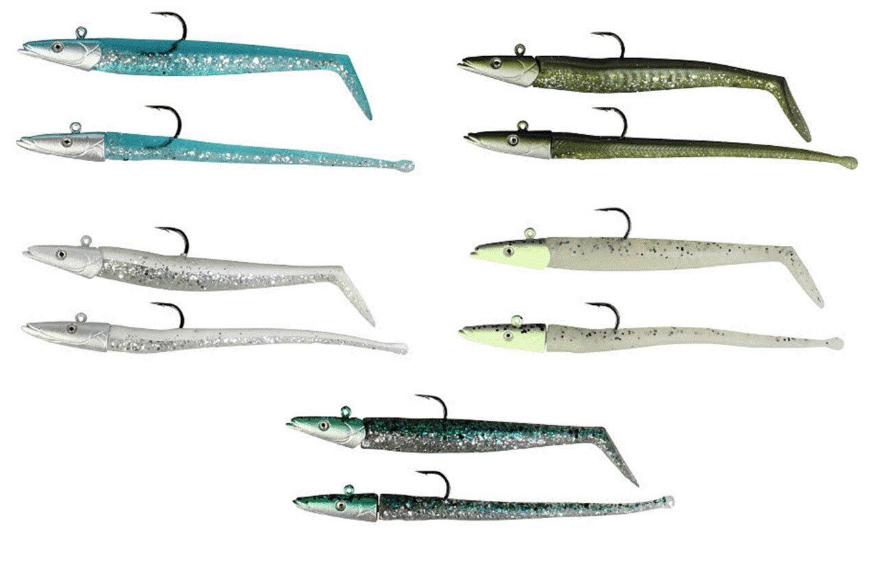 Savage gear Sandeel And Slug 10 cm 10 gr 4+2 Adet 30-Real Pearl