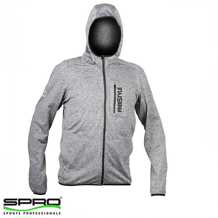SPRO FreeStyle UL Gri M Kapüşonlu