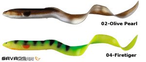 Savage gear LB Real Eel 15 cm 12 gr +4 gr 3+1 Adet Suni Yem 02-Olive Pearl