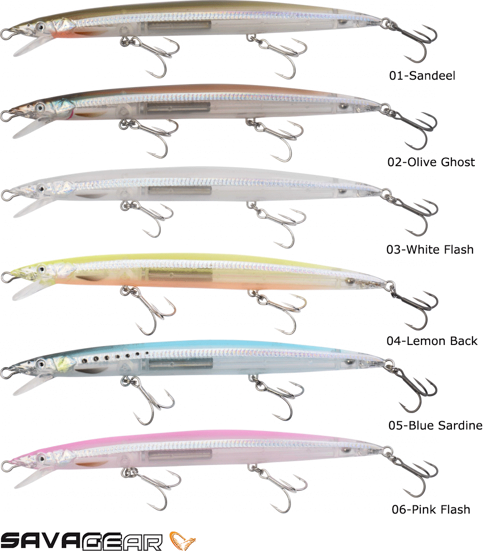Savage gear Sandeel Jerk Minnow 175 25g Suni Yem 05-Blue Sardine