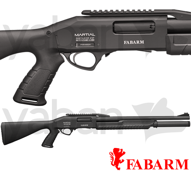 FABARM MARTIAL ARMOR BLACK CANTILEVER POMPALI AV TÜFEĞİ
