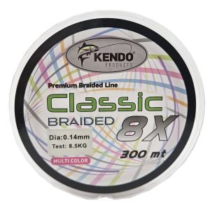 Kendo Classic 8X 300m Multicolor Örgü İp 0.20mm