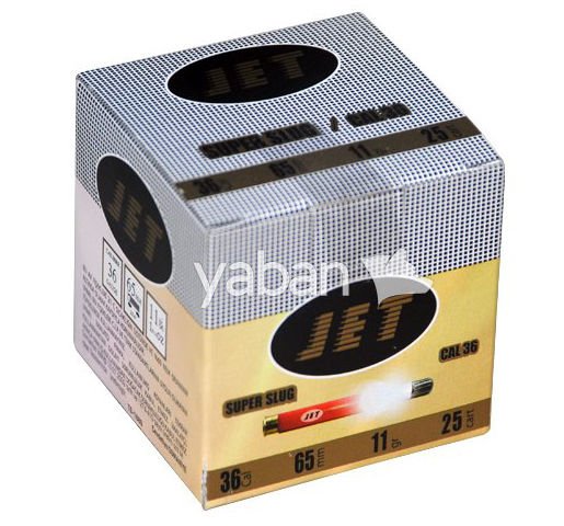 JET SUPER SLUG TEK KURŞUN - 36 CAL.