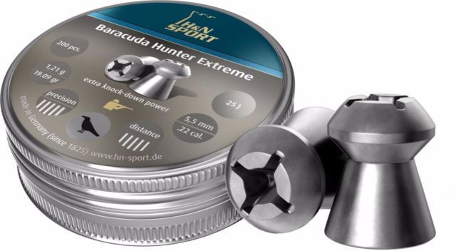 H&N BARACUDA HUNTER EXTREME 19.09 GRAIN 5,5 MM SAÇMA / 200 ADET