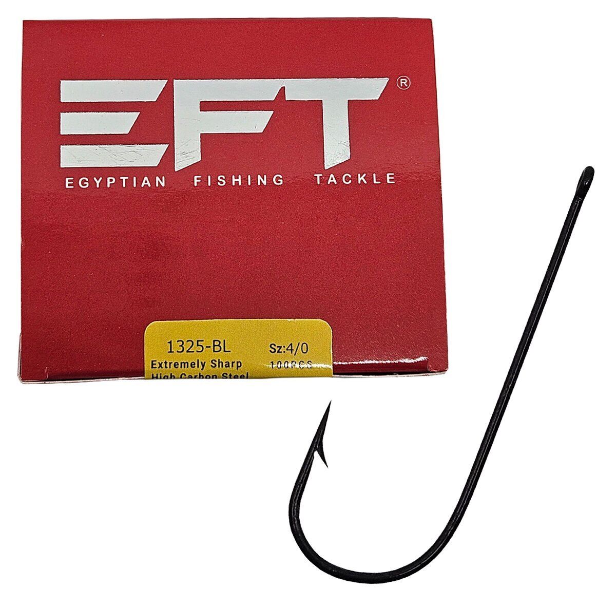 EFT Hook 1325 Siyah Düz İğne 4