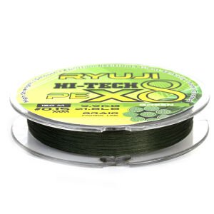 Ryuji Hi-Tech X8 150m 0.08mm Green İp Misina