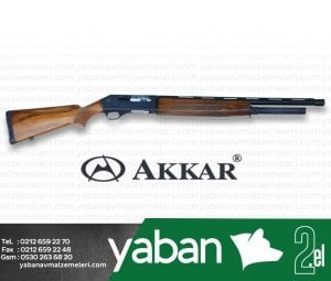 AKKAR AHŞAP 7+1 YARI OTOMATİK AV TÜFEĞİ  / 2.EL