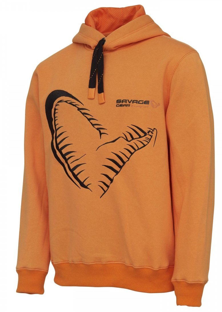 Savage Gear Mega Jaw Sun Orange Hoodie XXL