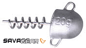 Savage gear Cork Screw Heads 3 Adet