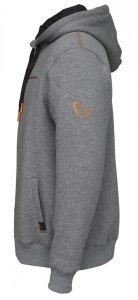 Savage Gear Classic Zip Grey Melange Hoodie  L