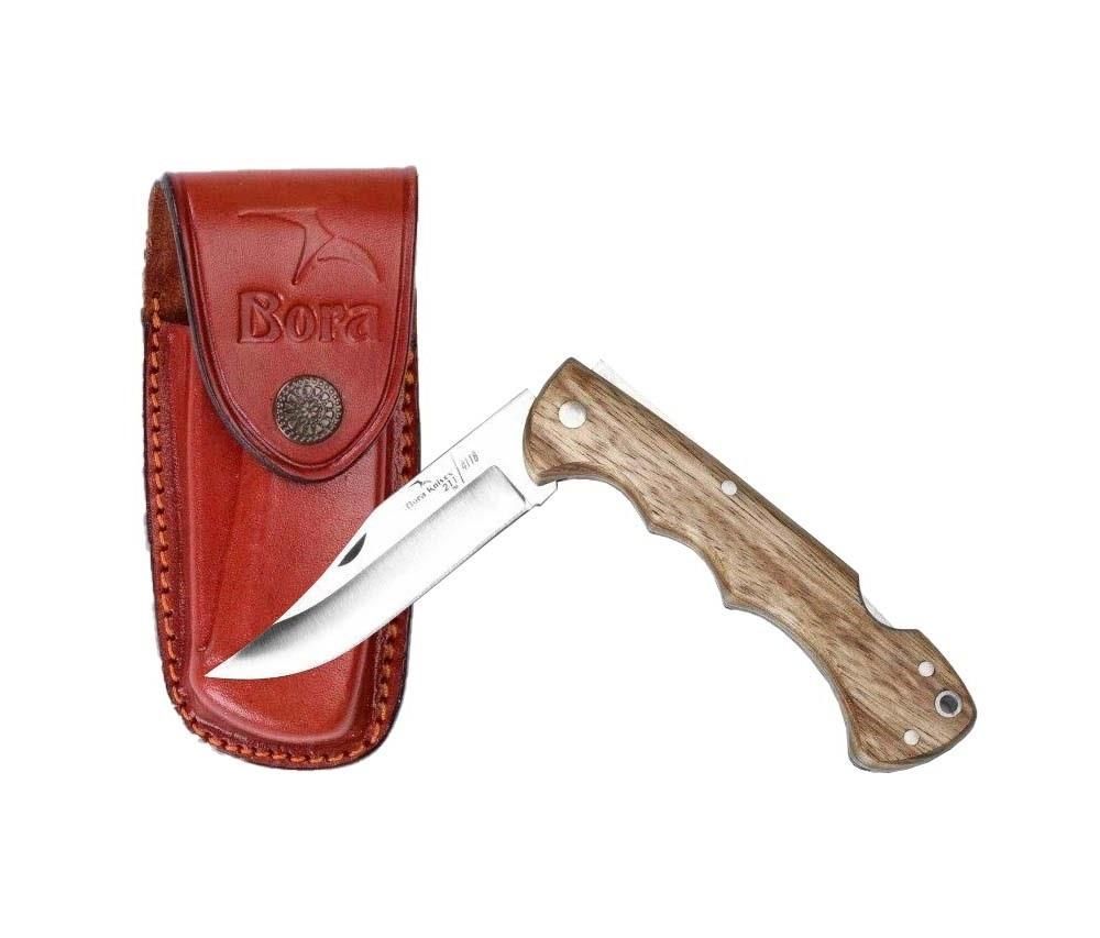 Bora 211 ZB Ergonomik Sivri Uçlu Zeytin Ağacı Saplı Çakı
