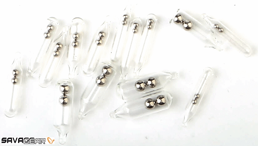 Savage gear Glass Rattle Kit S,M,L 15 Adet