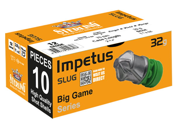 STERLING IMPETUS SLUG TEK KURŞUN - 12 CAL.